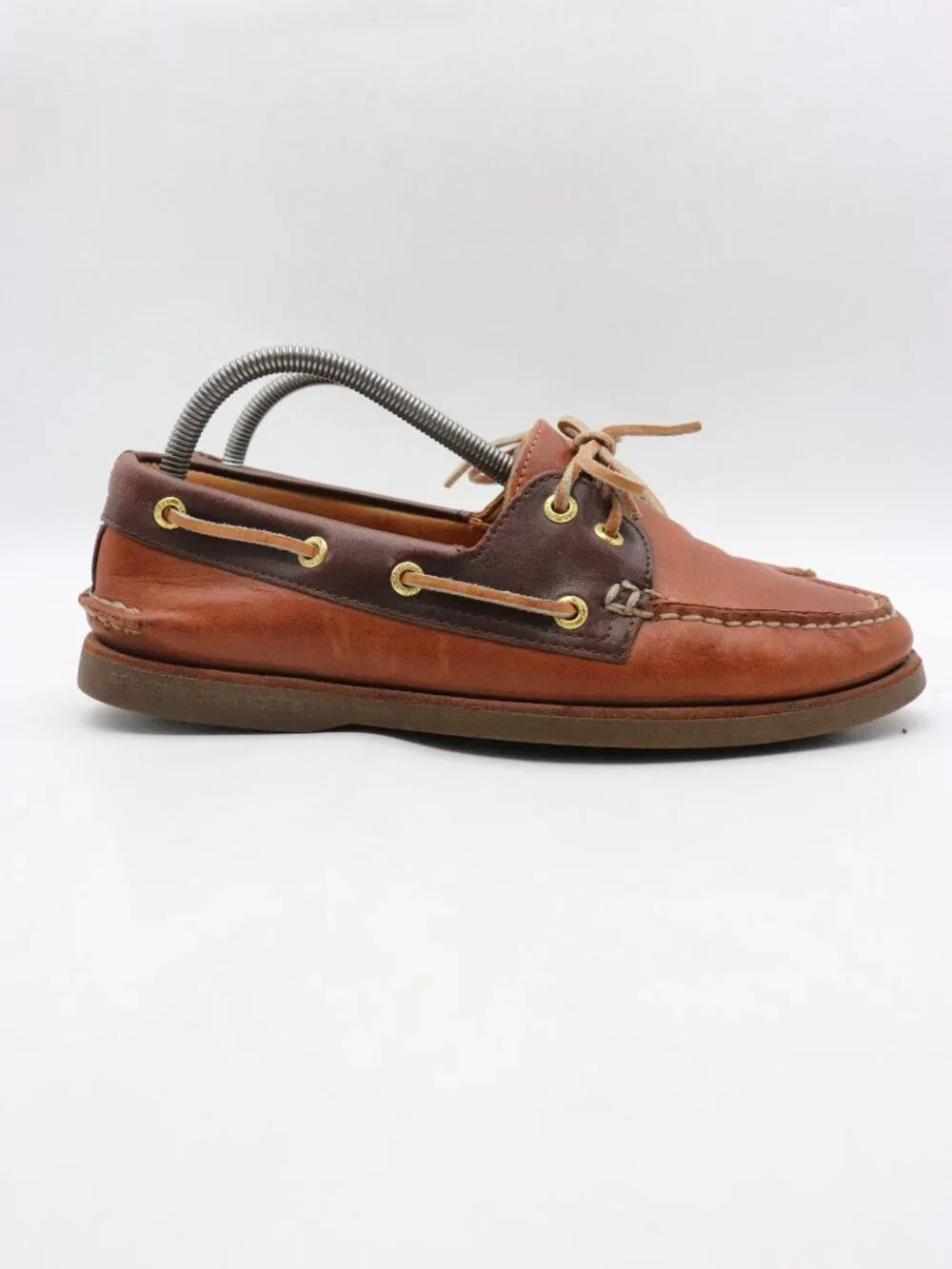 Sperry Top Sider Original 2 Eye Boat Men's Size 9 M Loafer Brown Moccasin